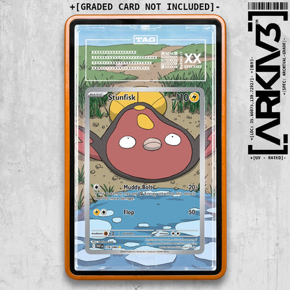ARKIV3 TAG graded front - Orange