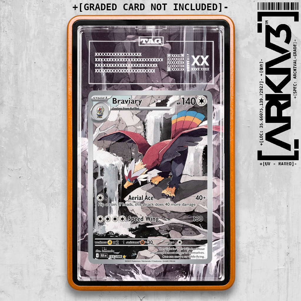 ARKIV3 TAG graded front - Orange