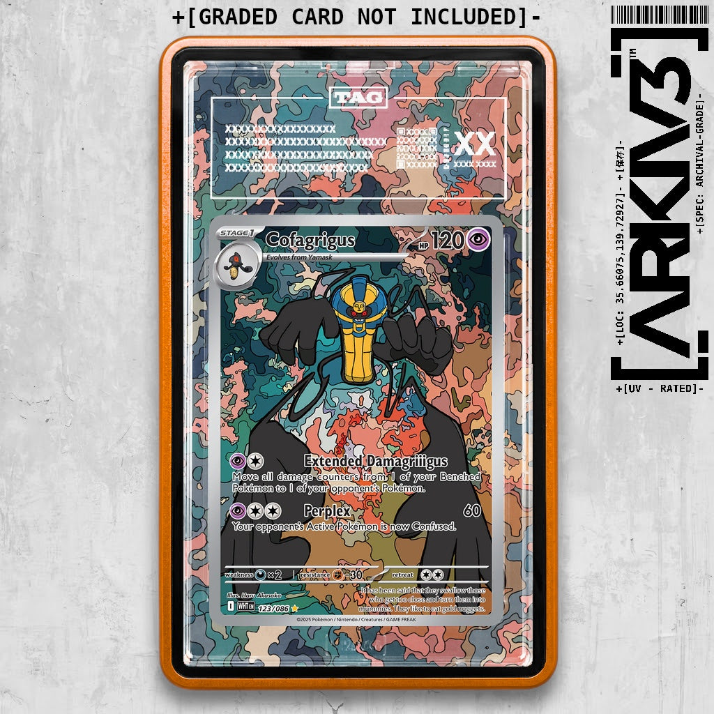 ARKIV3 TAG graded front - Orange