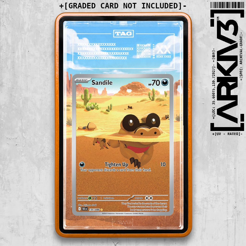 ARKIV3 TAG graded front - Orange