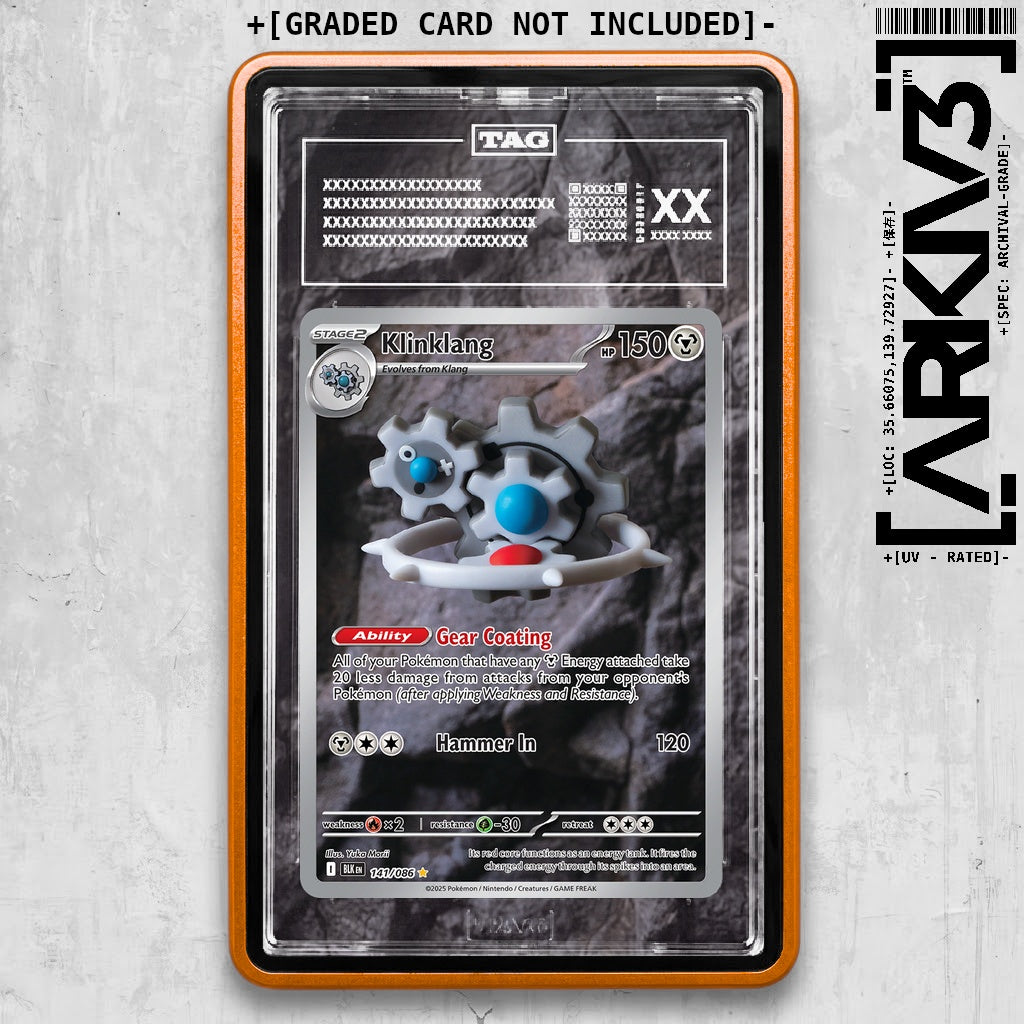 ARKIV3 TAG graded front - Orange