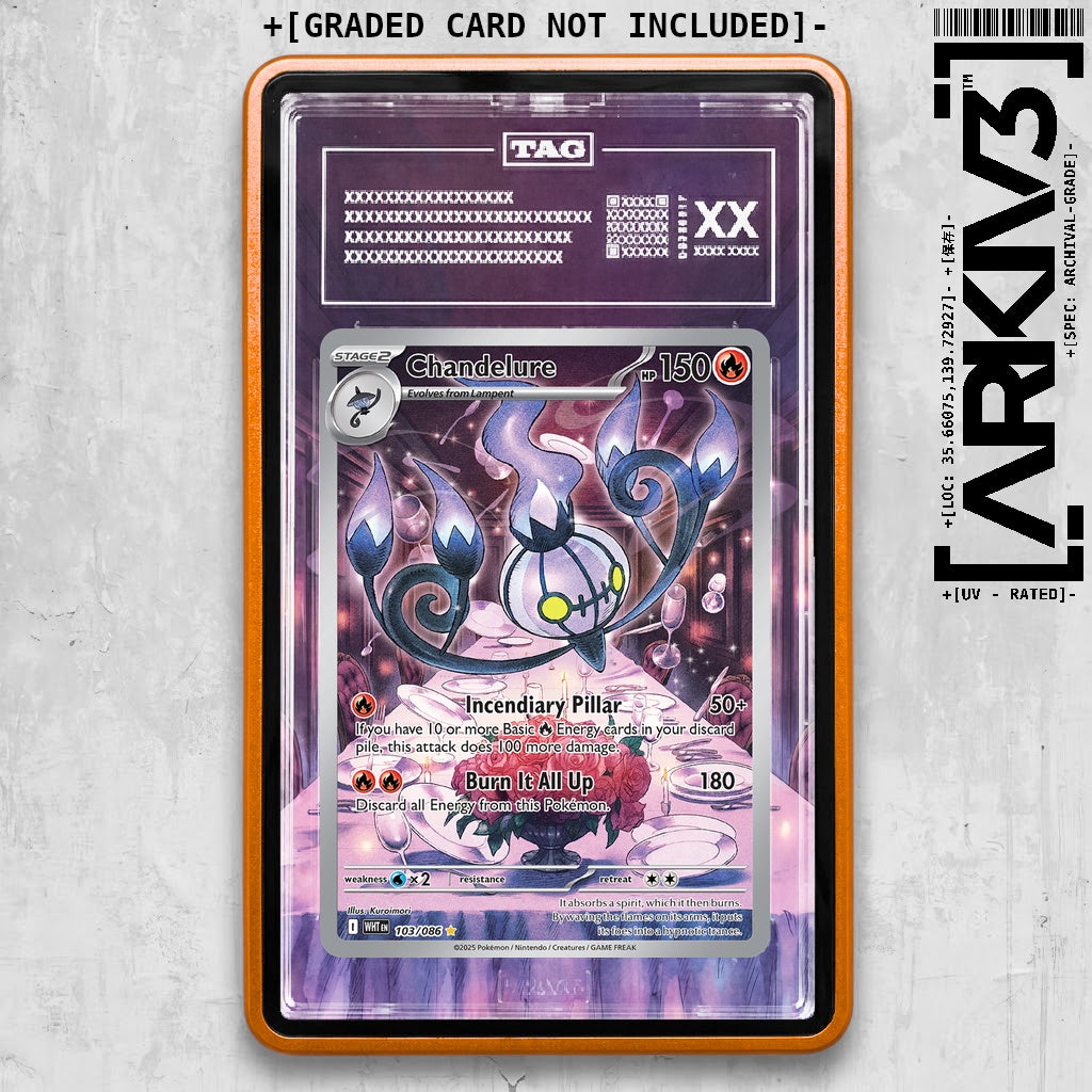 ARKIV3 TAG graded front - Orange