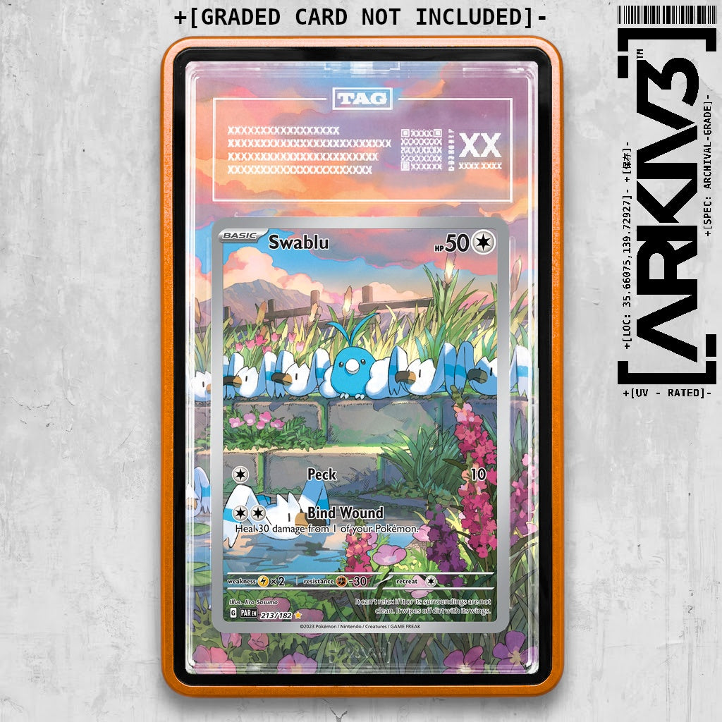 ARKIV3 TAG graded front - Orange