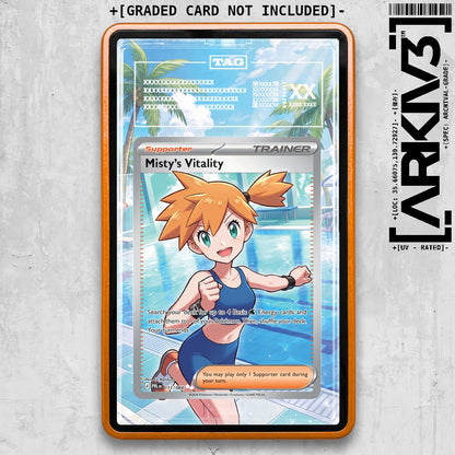 ARKIV3 TAG graded front - Orange