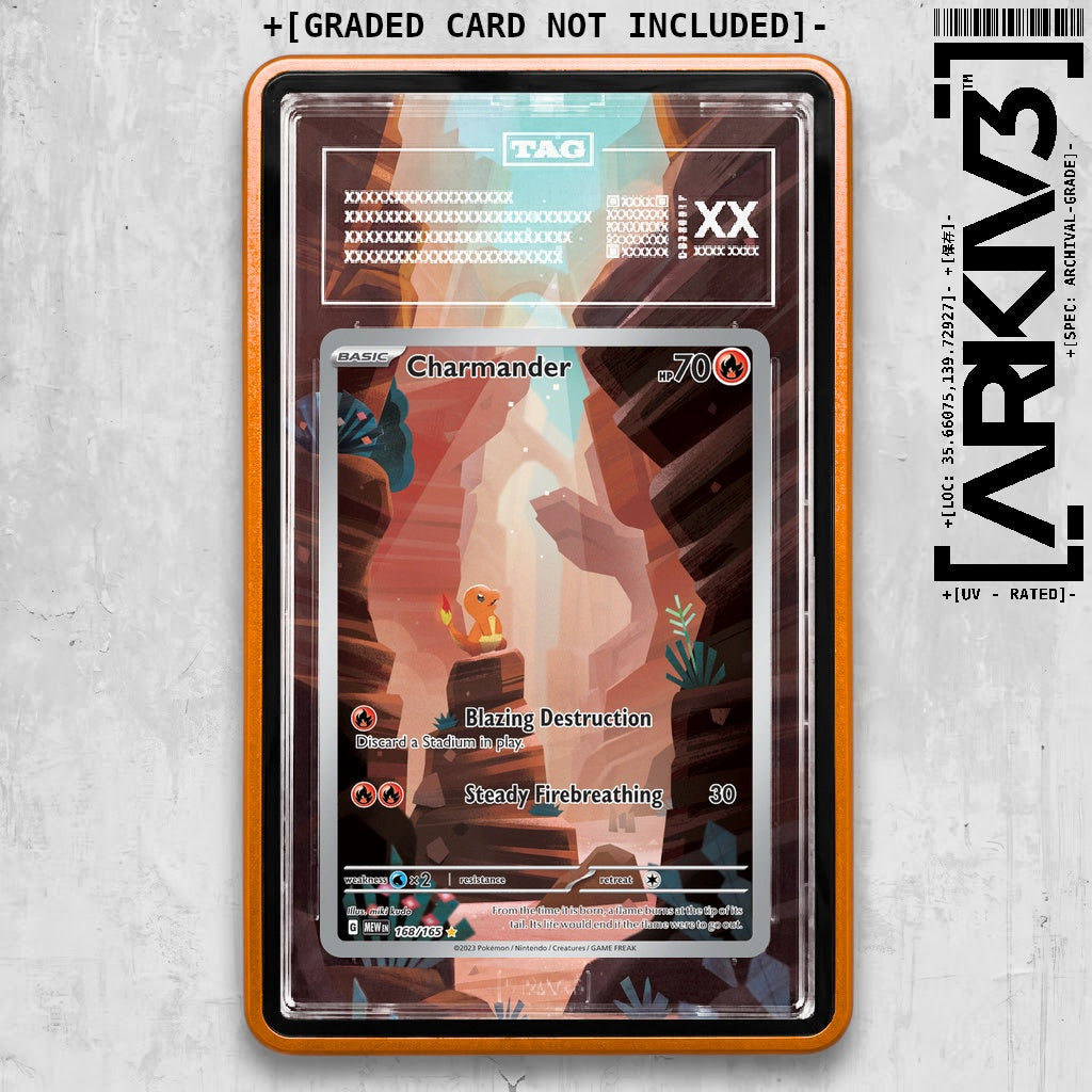 ARKIV3 TAG graded front - Orange