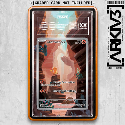 ARKIV3 TAG graded front - Orange