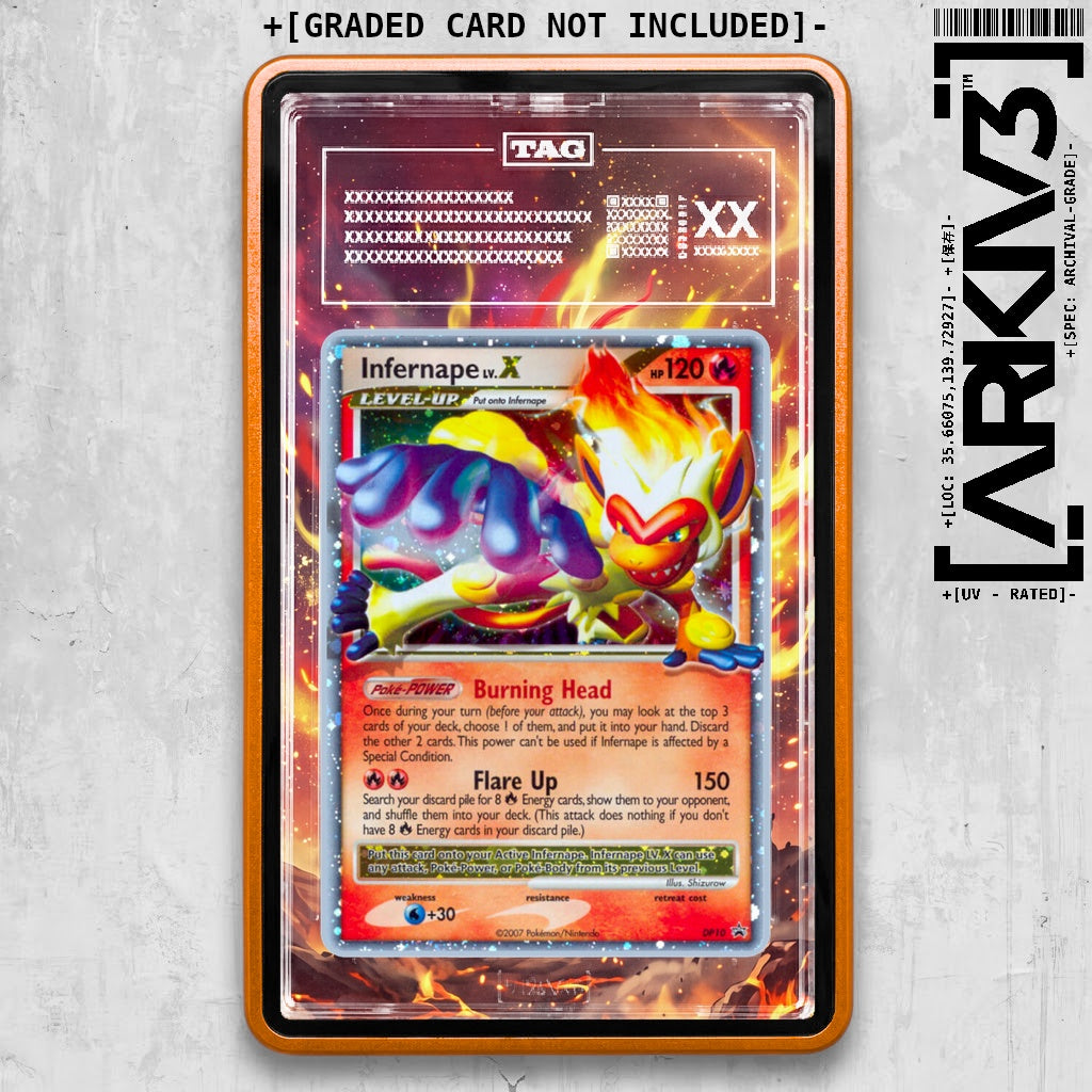 ARKIV3 TAG graded front - Orange