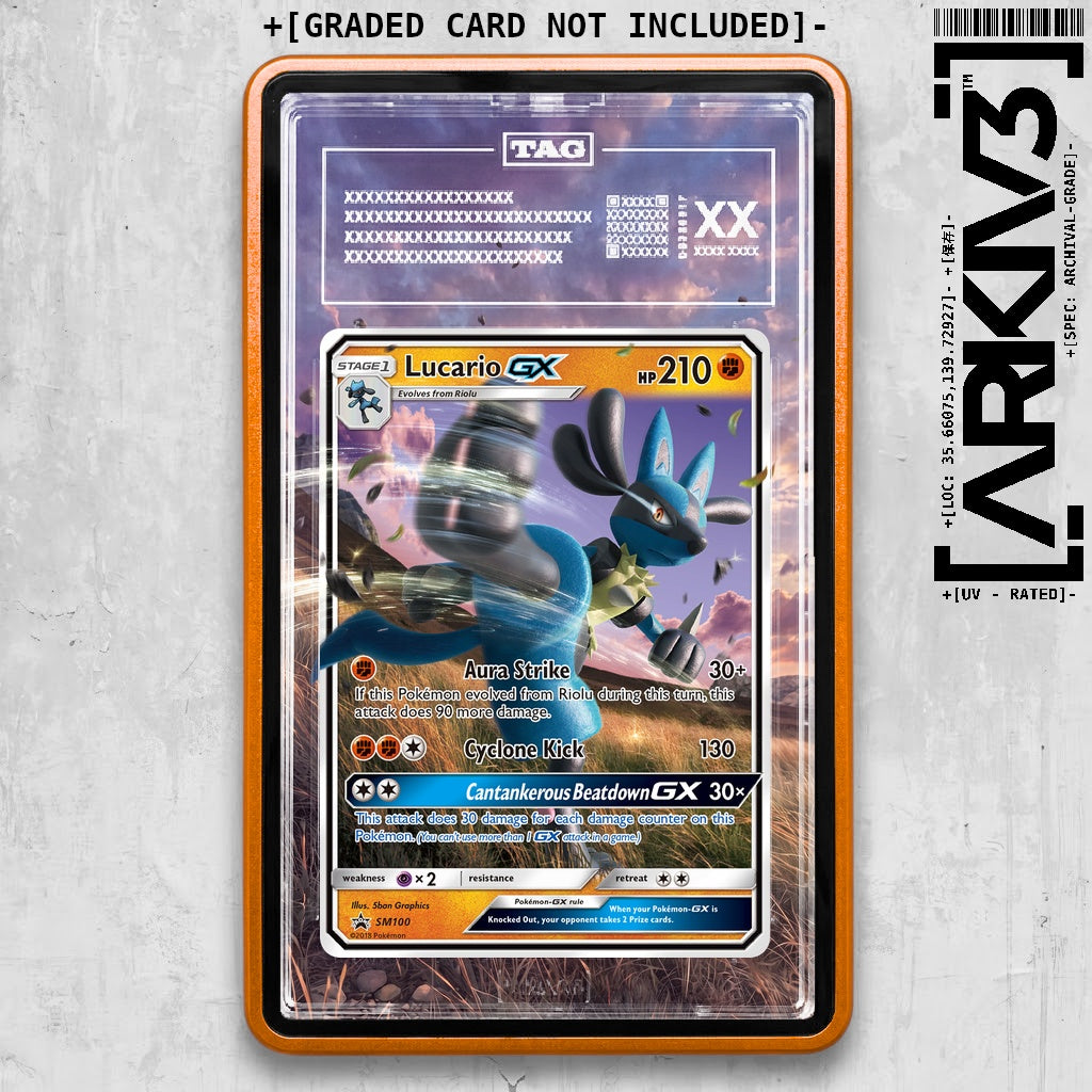 ARKIV3 TAG graded front - Orange