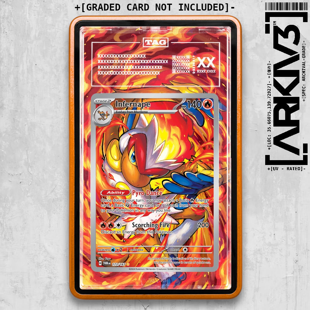 ARKIV3 TAG graded front - Orange