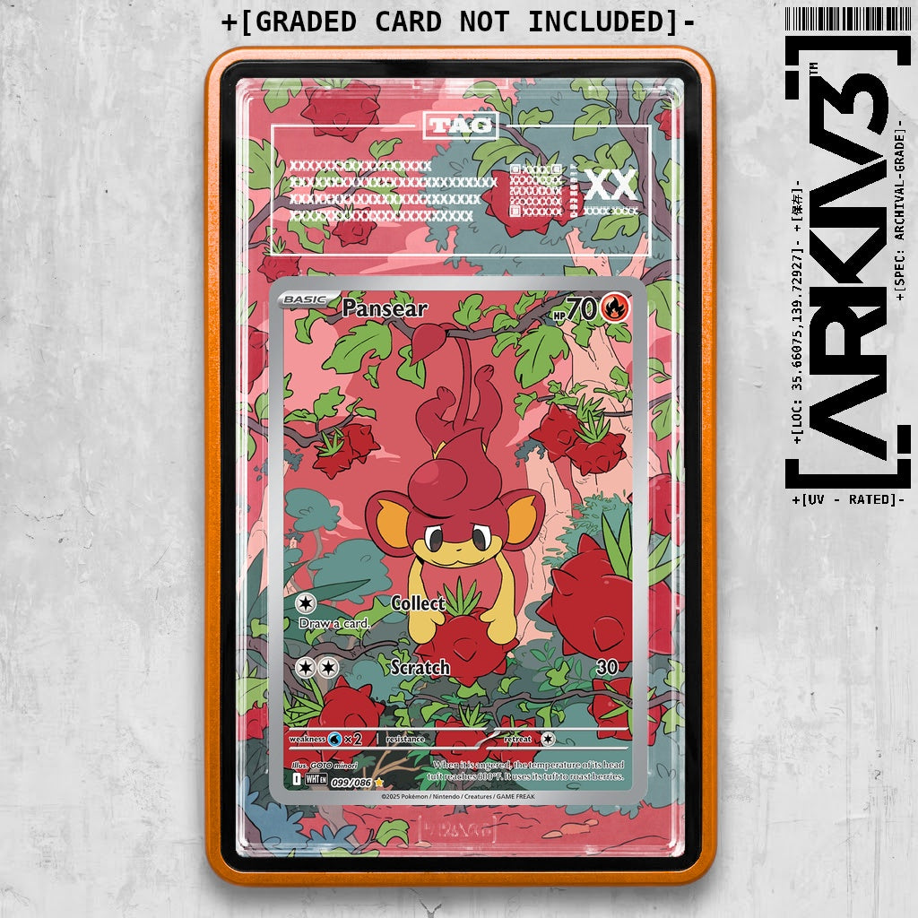 ARKIV3 TAG graded front - Orange
