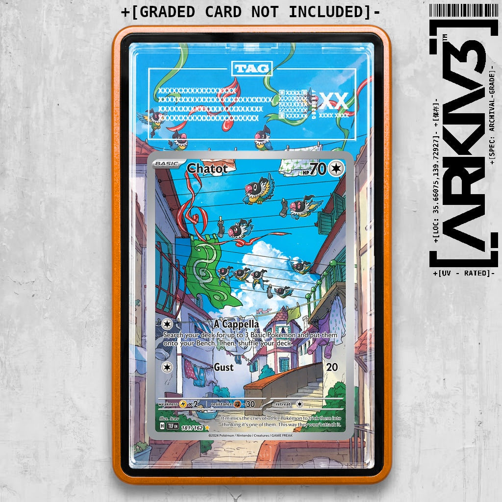 ARKIV3 TAG graded front - Orange