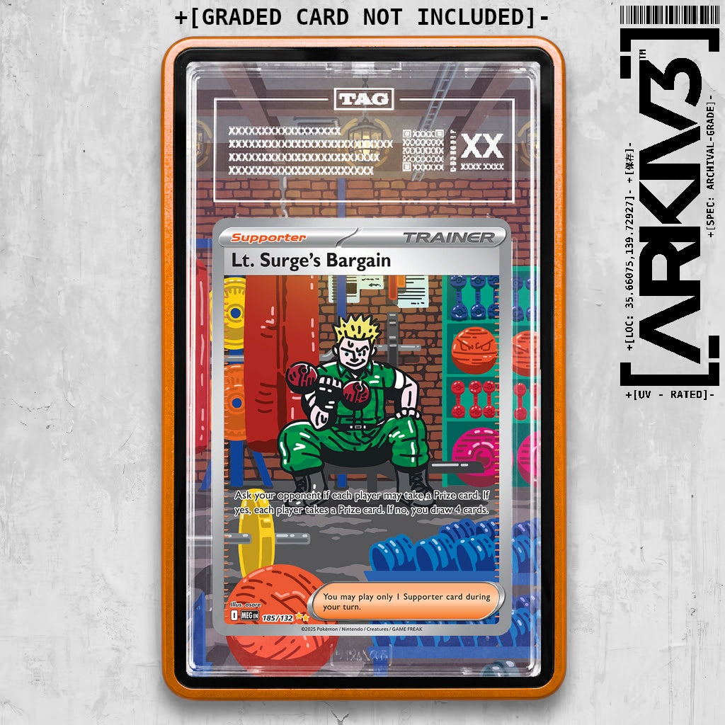 ARKIV3 TAG graded front - Orange
