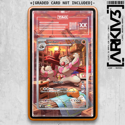 ARKIV3 TAG graded front - Orange