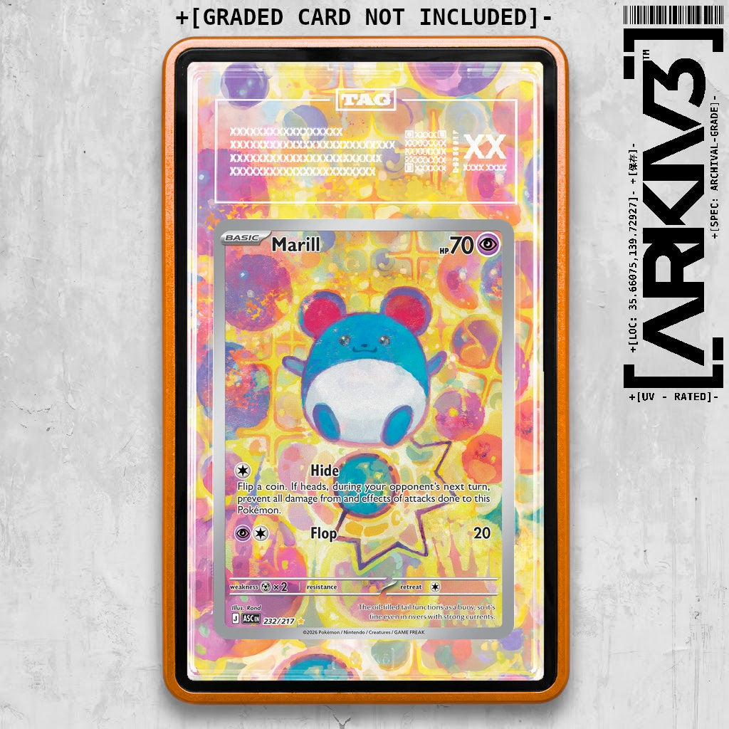 ARKIV3 TAG graded front - Orange