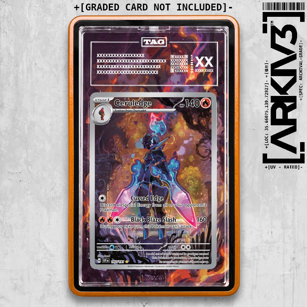 ARKIV3 TAG graded front - Orange