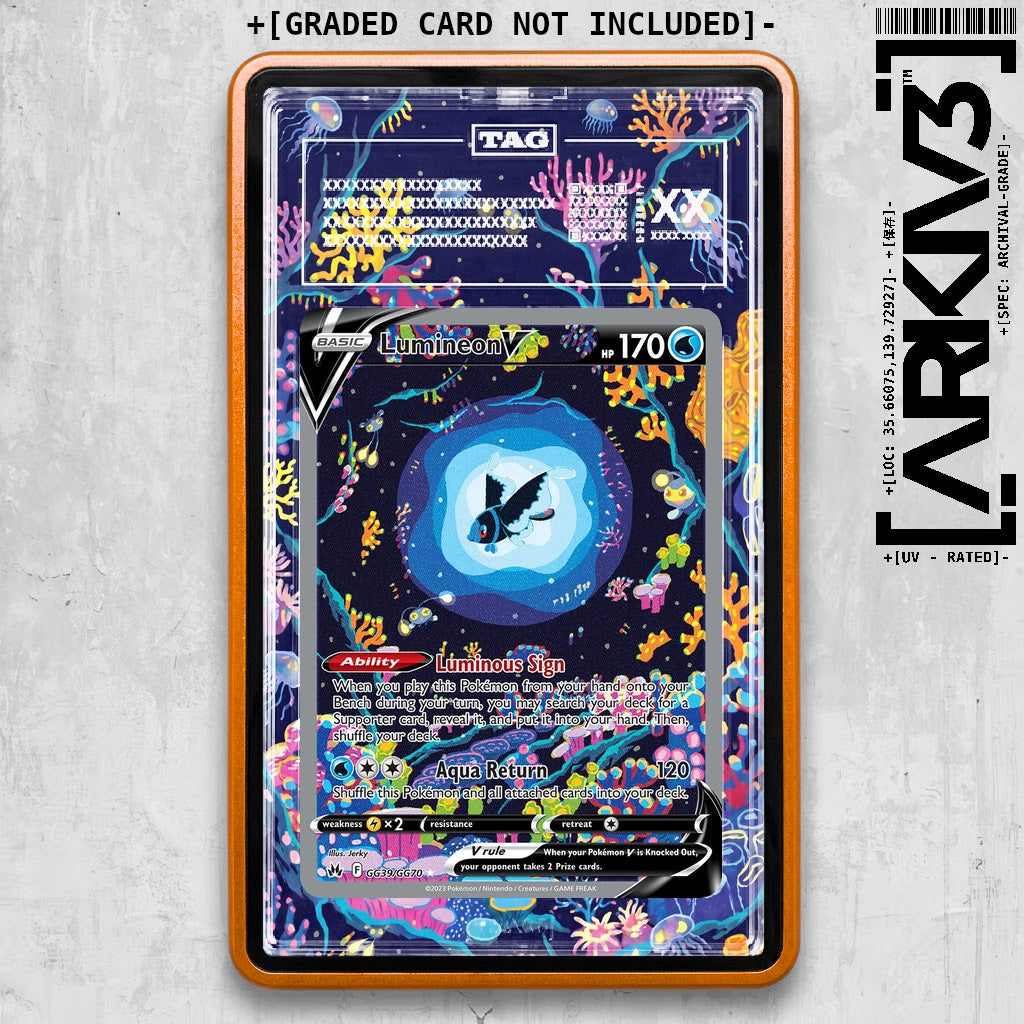 ARKIV3 TAG graded front - Orange