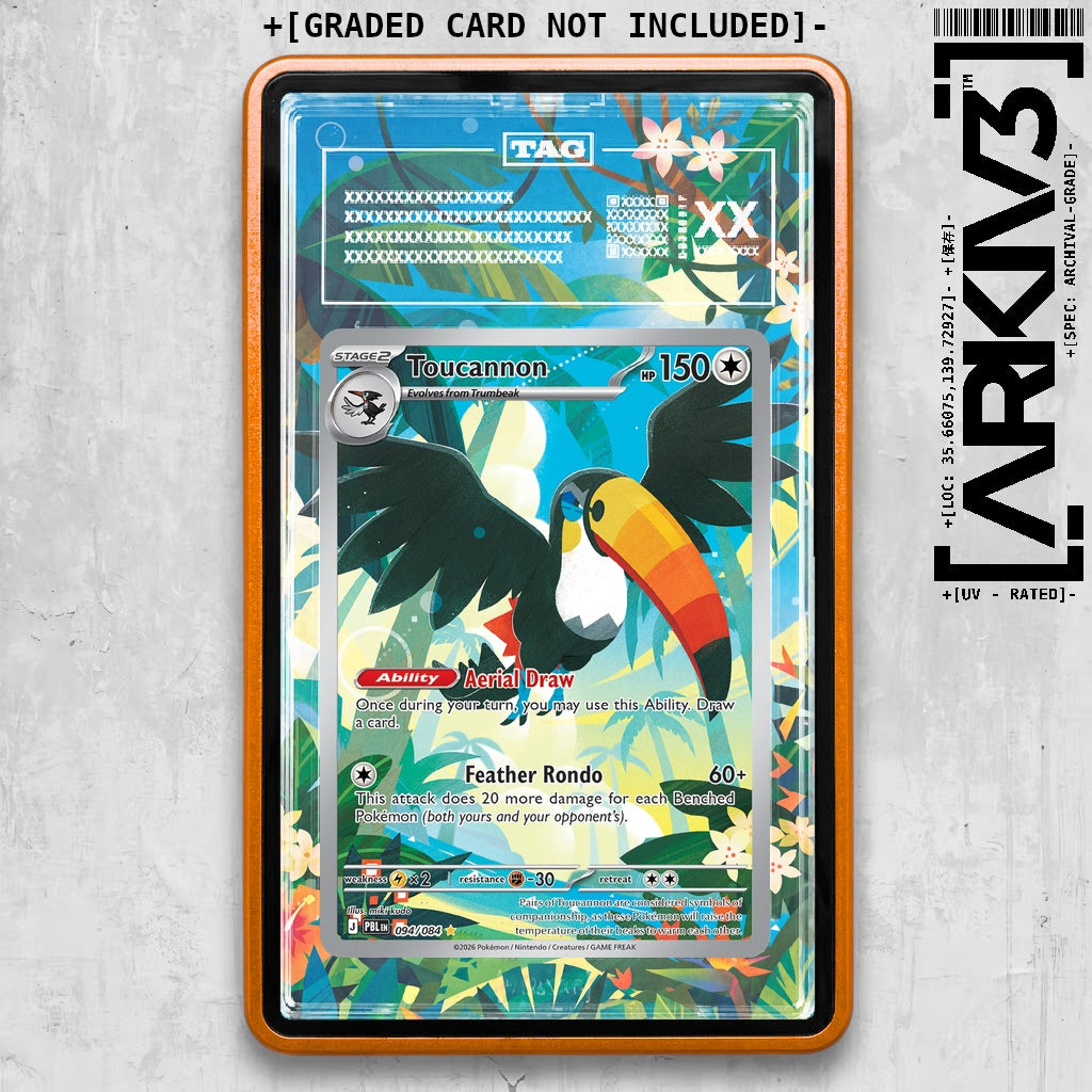 ARKIV3 TAG graded front - Orange