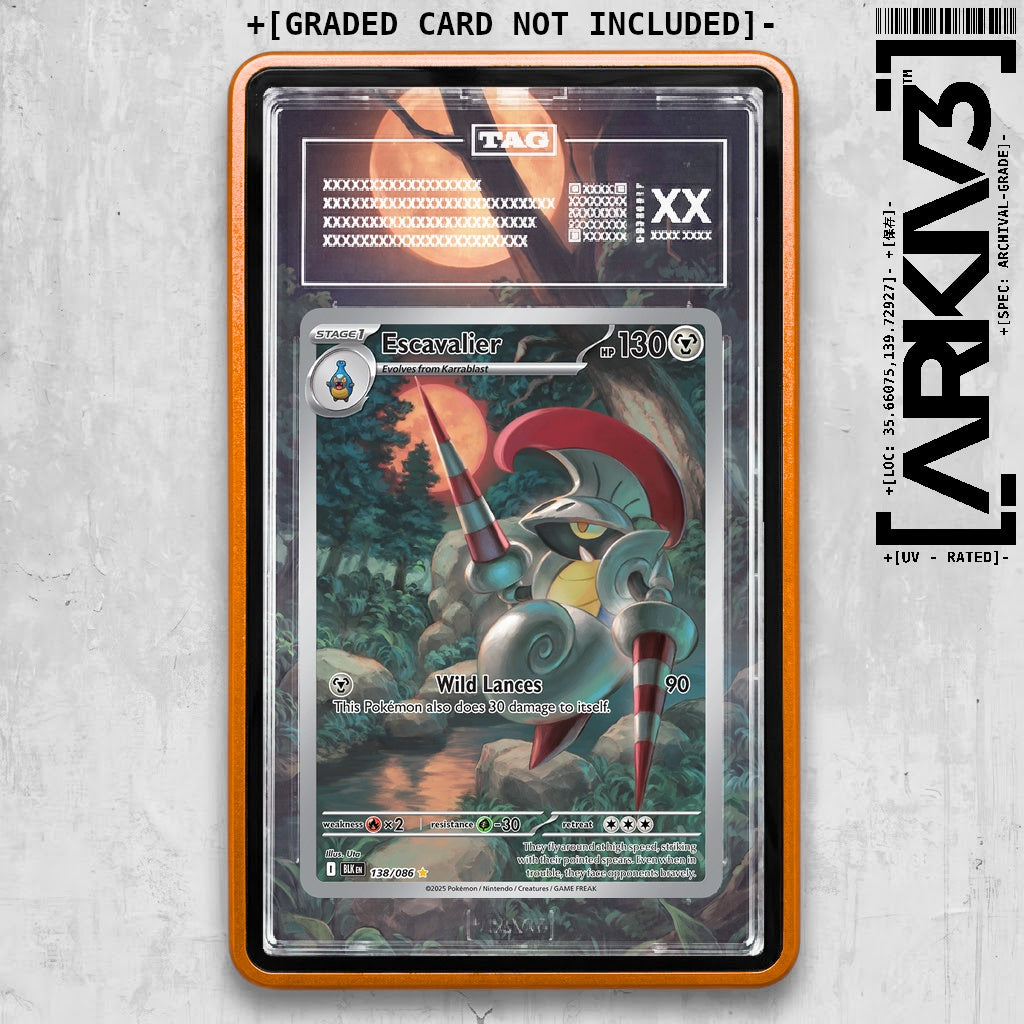 ARKIV3 TAG graded front - Orange