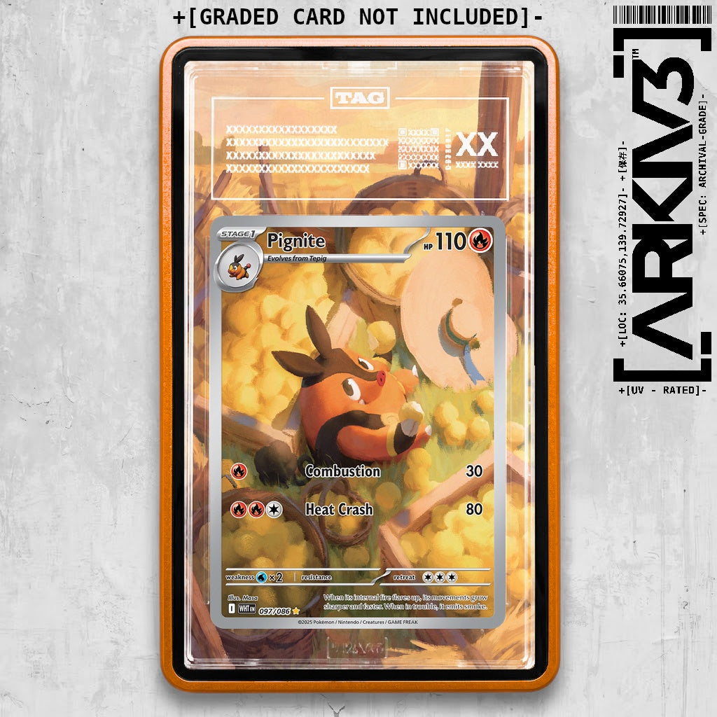 ARKIV3 TAG graded front - Orange