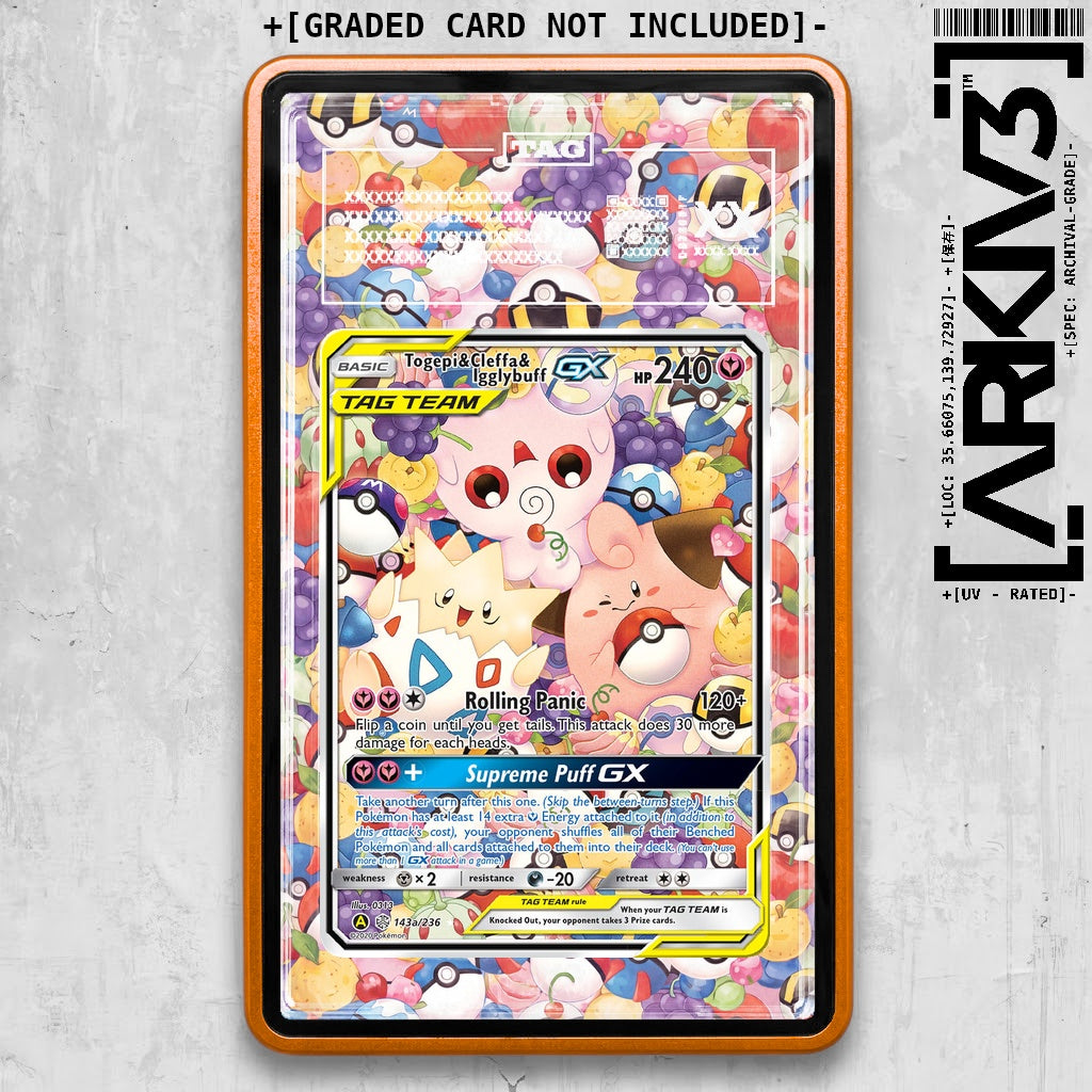 ARKIV3 TAG graded front - Orange