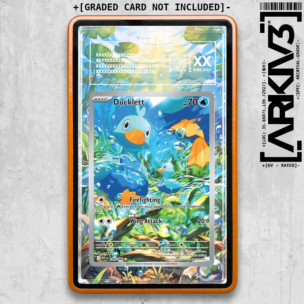ARKIV3 TAG graded front - Orange