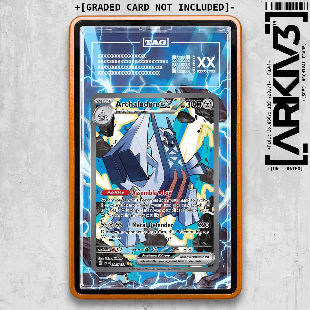 ARKIV3 TAG graded front - Orange