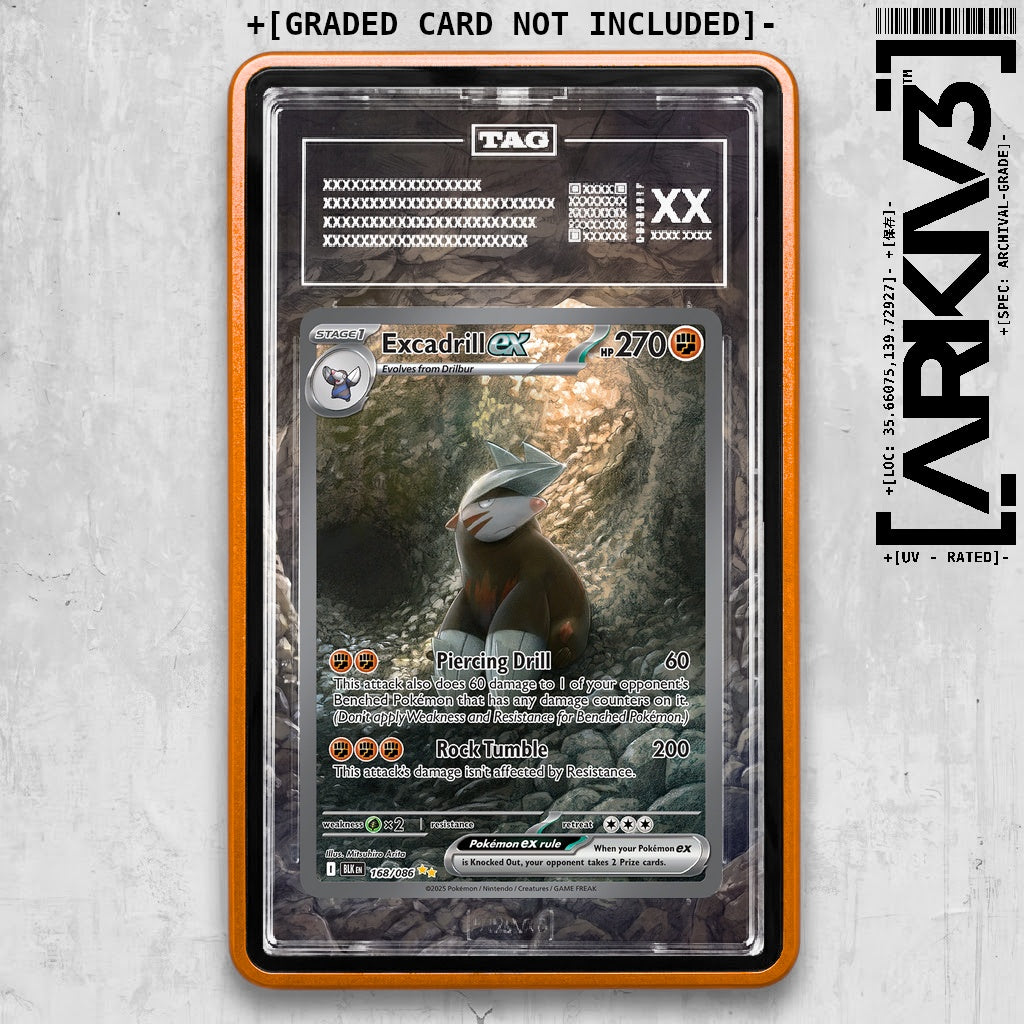 ARKIV3 TAG graded front - Orange