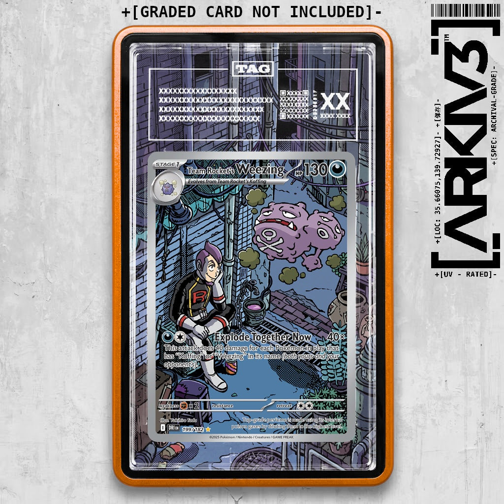 ARKIV3 TAG graded front - Orange
