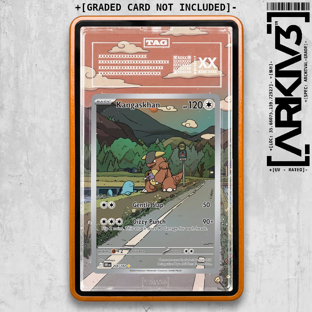 ARKIV3 TAG graded front - Orange