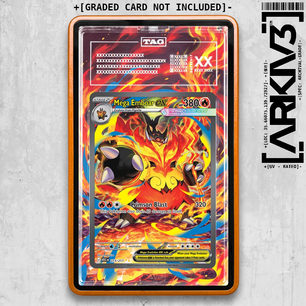 ARKIV3 TAG graded front - Orange