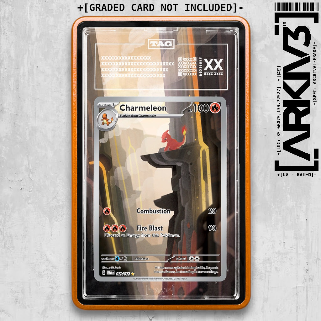 ARKIV3 TAG graded front - Orange