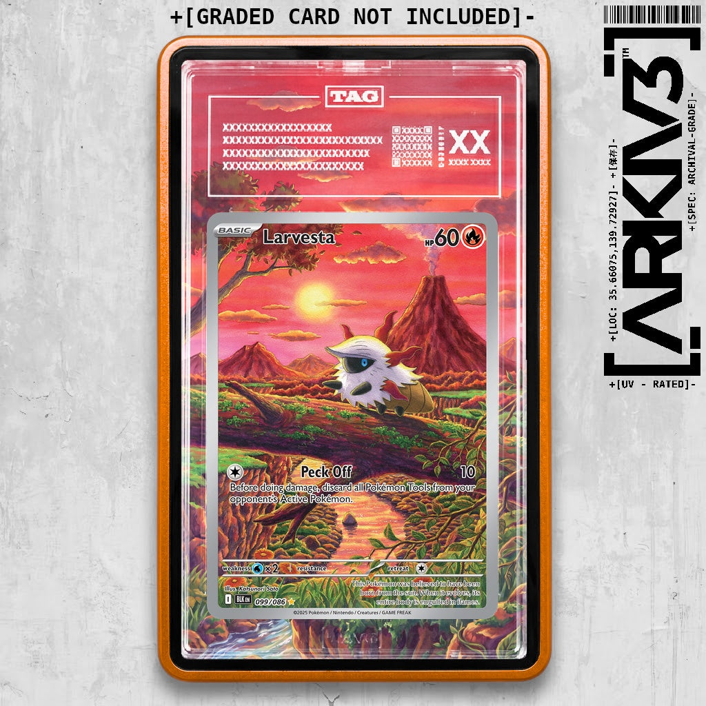 ARKIV3 TAG graded front - Orange