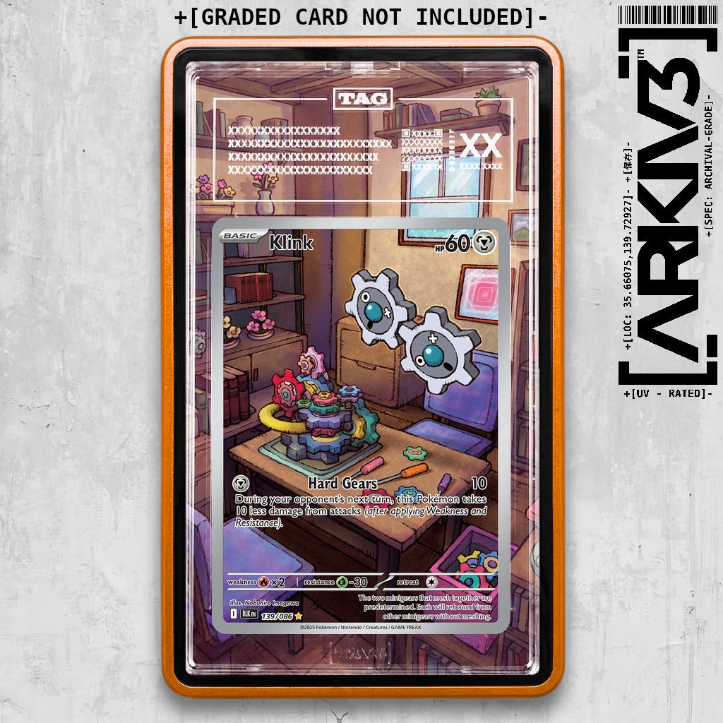 ARKIV3 TAG graded front - Orange