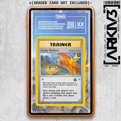 ARKIV3 TAG graded front - Orange