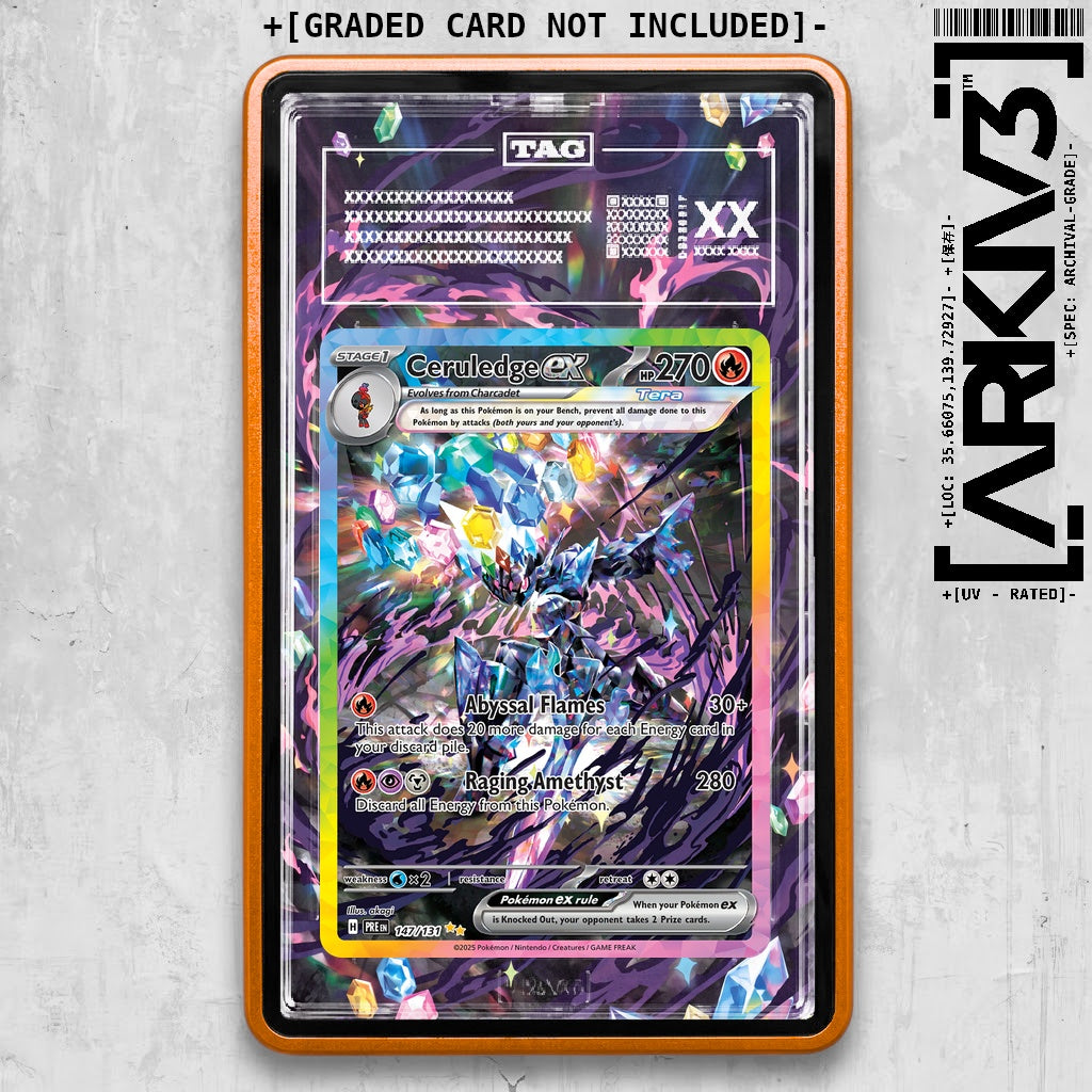 ARKIV3 TAG graded front - Orange