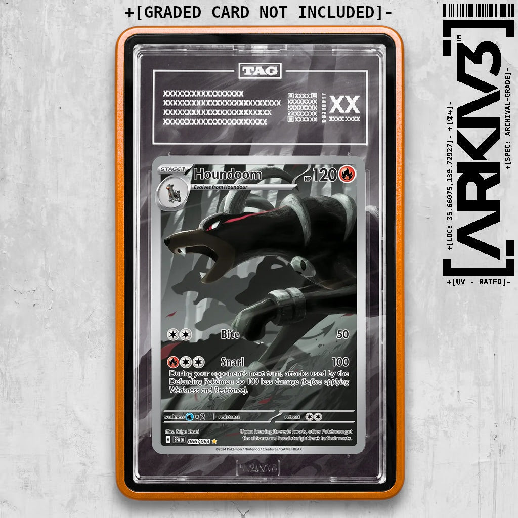 ARKIV3 TAG graded front - Orange
