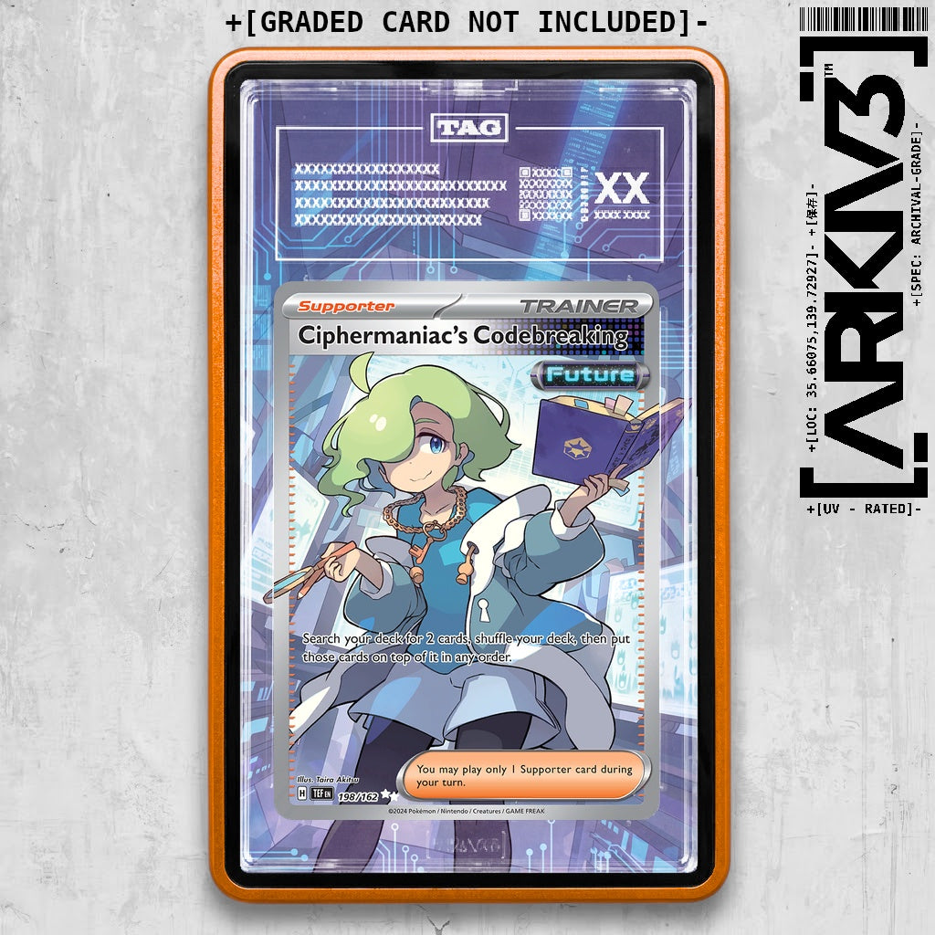 ARKIV3 TAG graded front - Orange