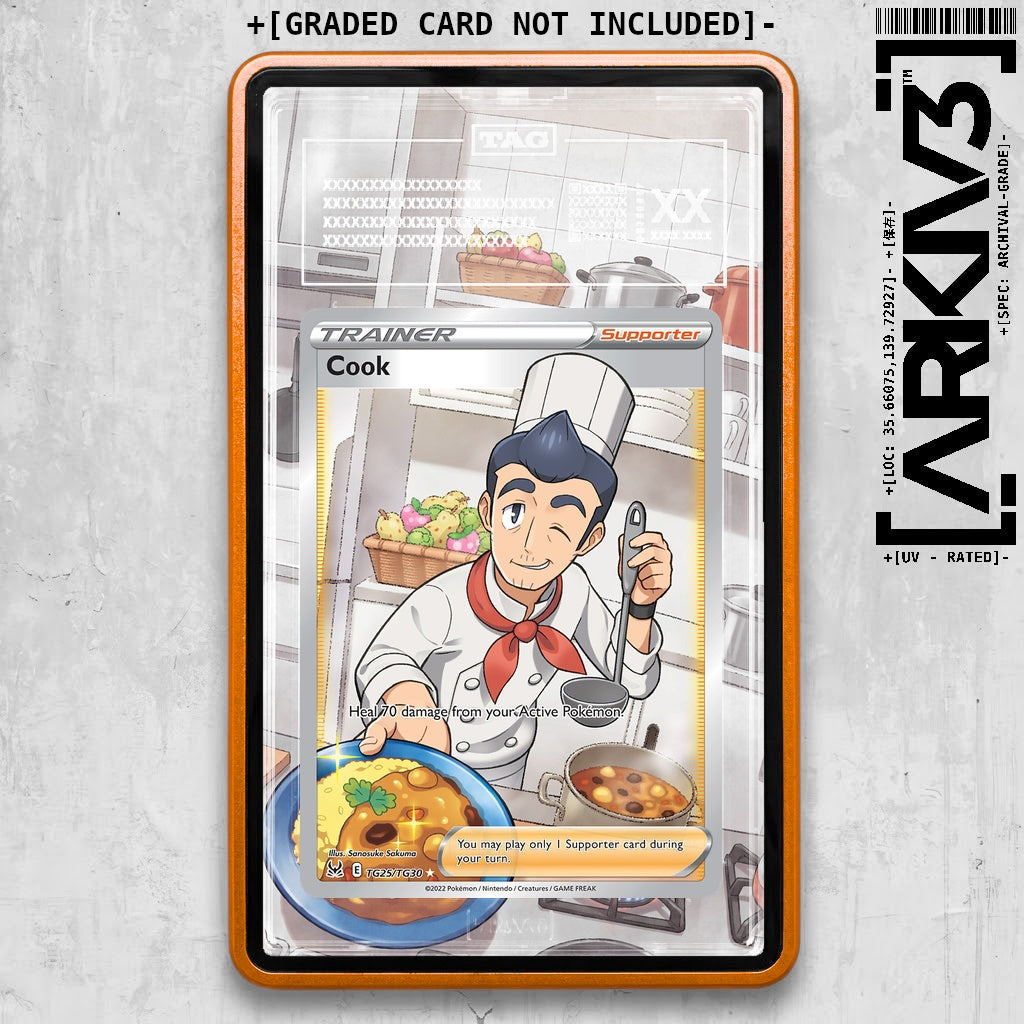 ARKIV3 TAG graded front - Orange