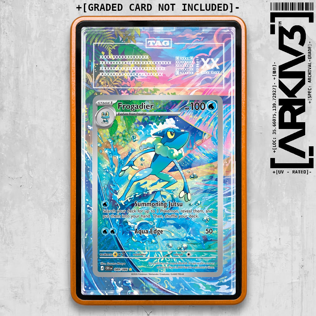 ARKIV3 TAG graded front - Orange