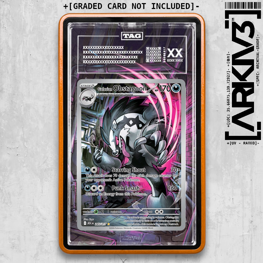 ARKIV3 TAG graded front - Orange