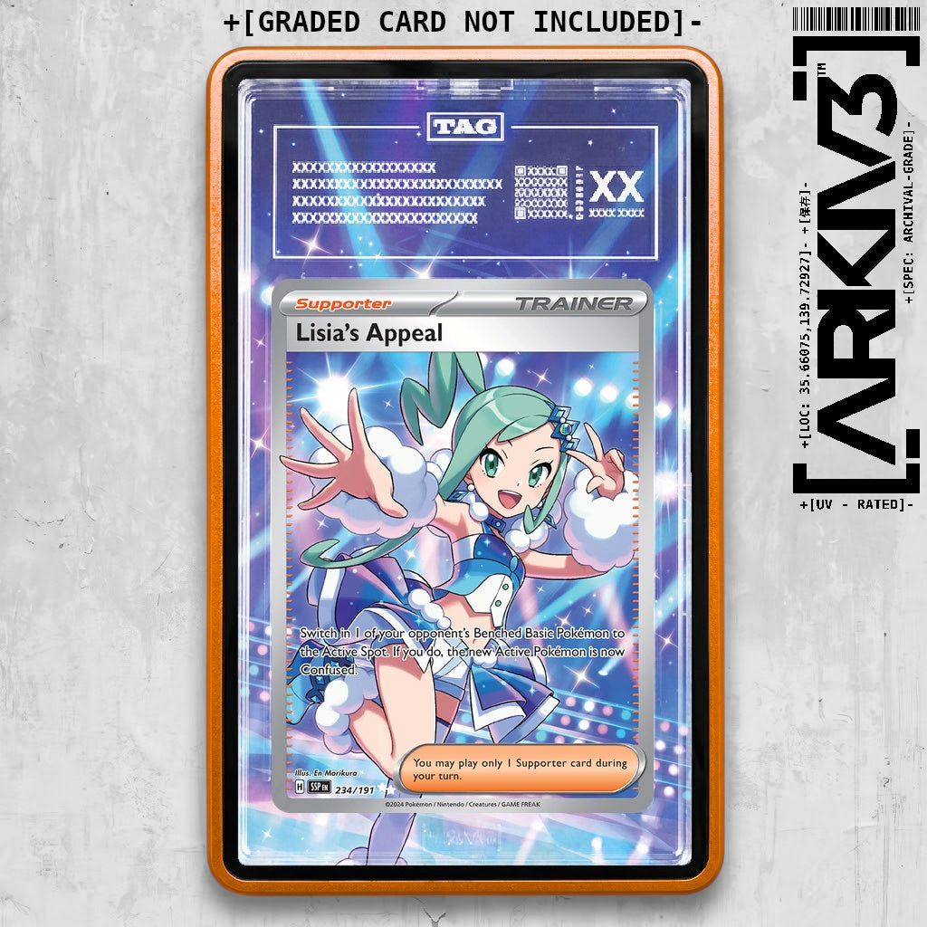 ARKIV3 TAG graded front - Orange