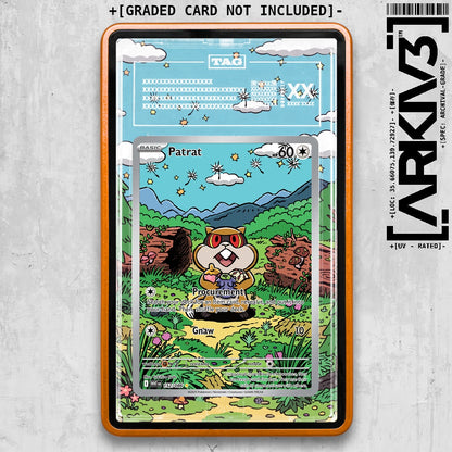 ARKIV3 TAG graded front - Orange