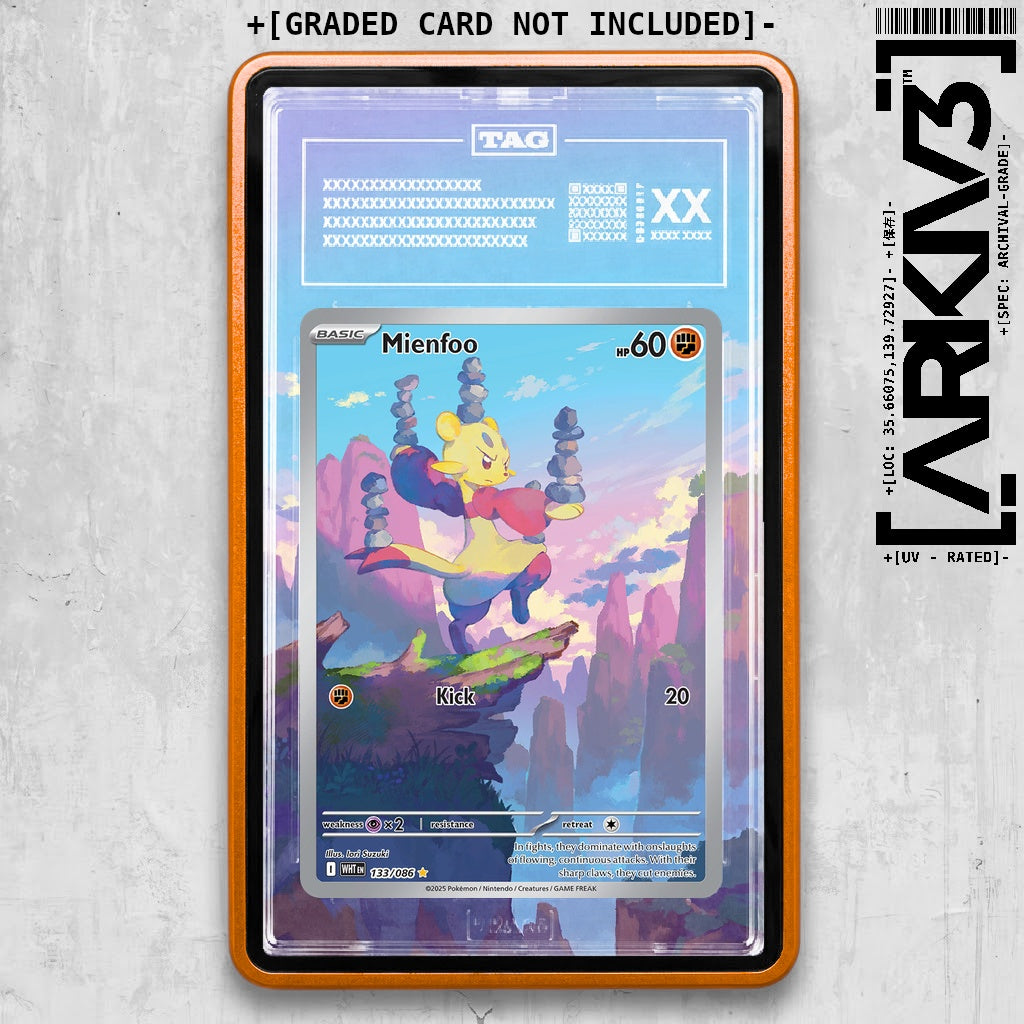 ARKIV3 TAG graded front - Orange