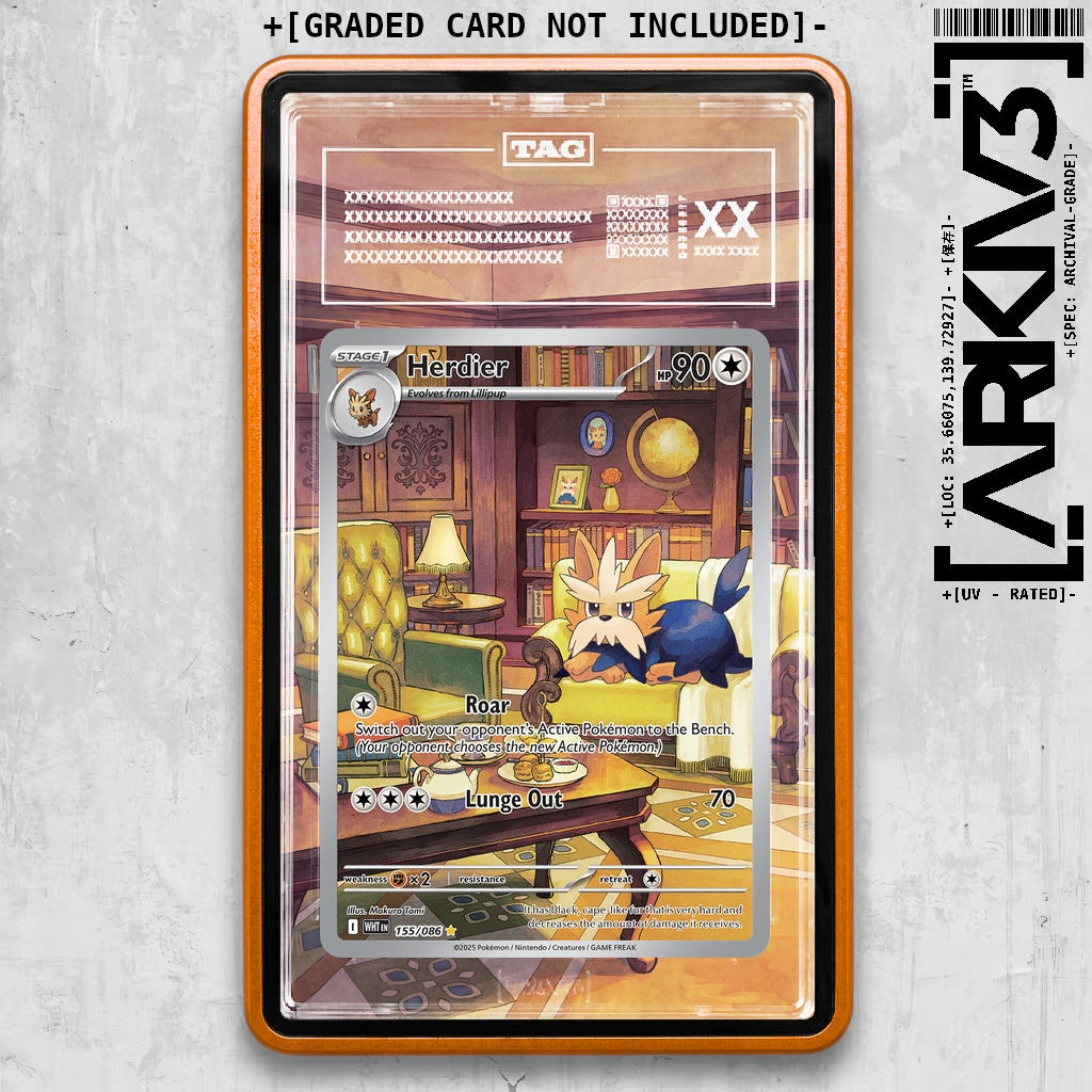 ARKIV3 TAG graded front - Orange