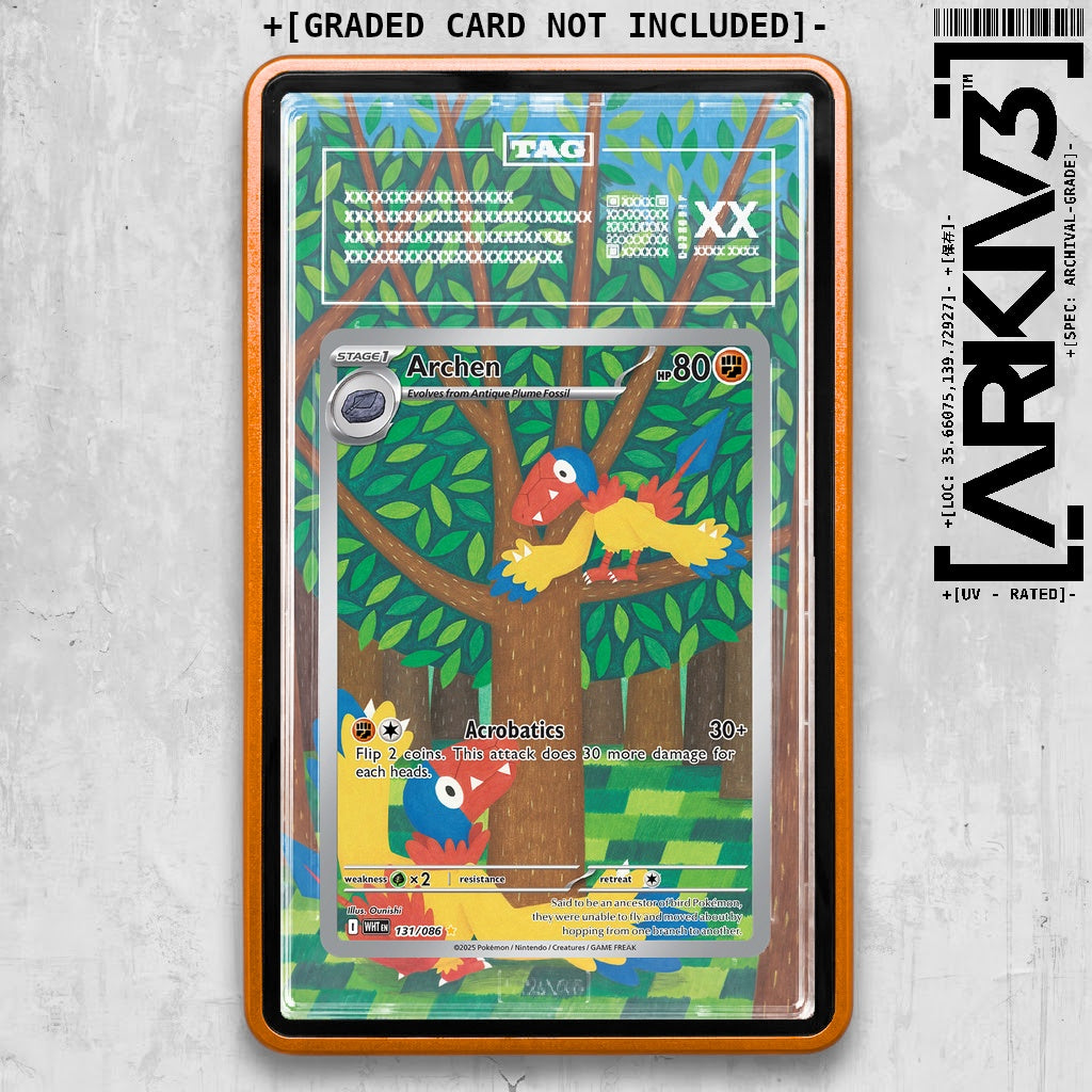 ARKIV3 TAG graded front - Orange