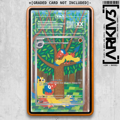 ARKIV3 TAG graded front - Orange