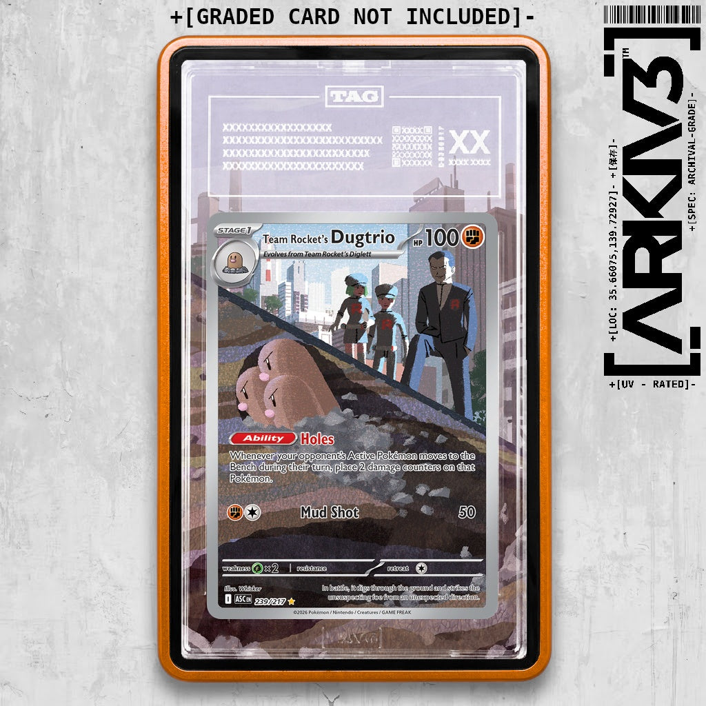 ARKIV3 TAG graded front - Orange