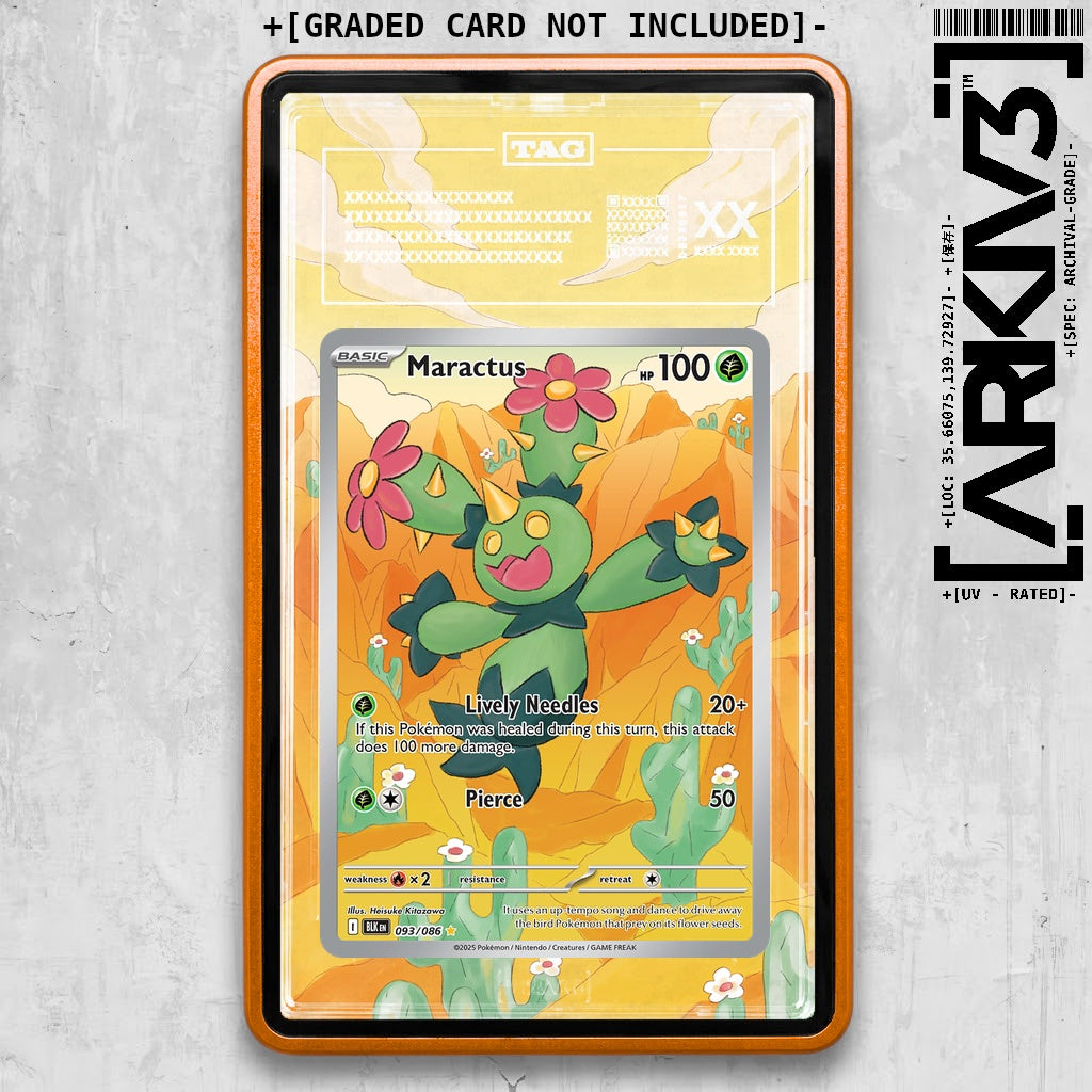 ARKIV3 TAG graded front - Orange