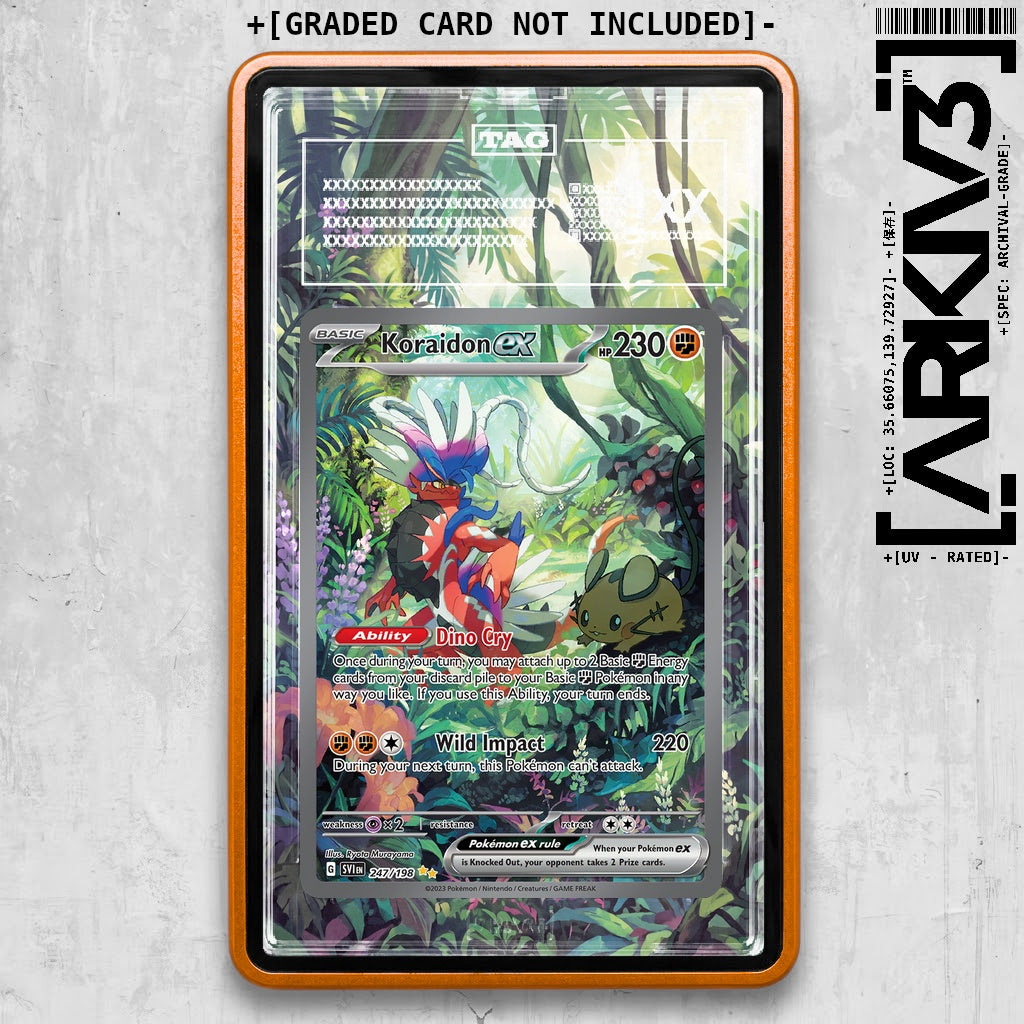 ARKIV3 TAG graded front - Orange