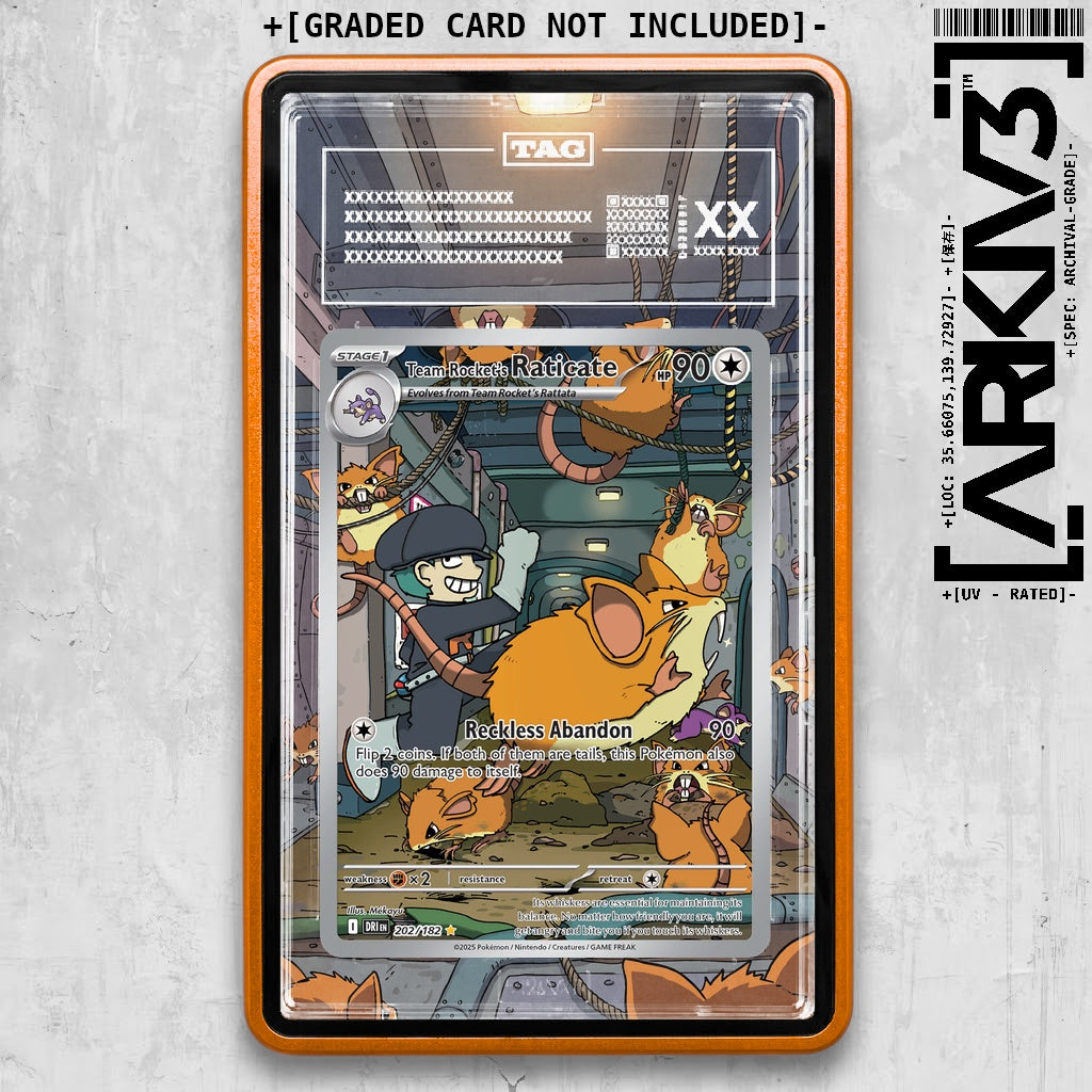 ARKIV3 TAG graded front - Orange
